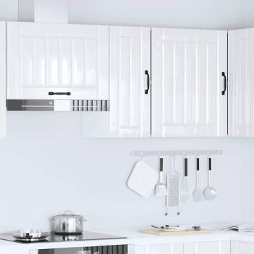 Lucca High Gloss White Kitchen Wall Cabinet | HipoMarket