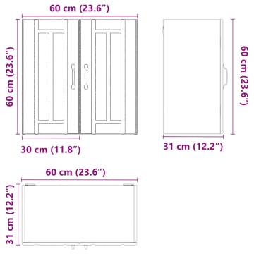 Lucca Sonoma Oak Kitchen Wall Cabinet - Optimize Your Space