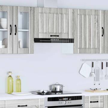 Kitchen Wall Cabinet Lucca Grey Sonoma - Optimize Your Space