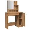 Artisan Oak Dressing Table with Mirror - Stylish & Functional