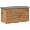 Artisan Oak Storage Bench - 82x42x45 cm | Hipomarket