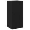 Storage Cabinet Black 50x45x103.5 cm | Stylish Organization