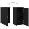 Storage Cabinet Black 50x45x103.5 cm | Stylish Organization