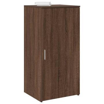 Brown Oak Storage Cabinet - 50x45x103.5 cm | Hipomarket UK