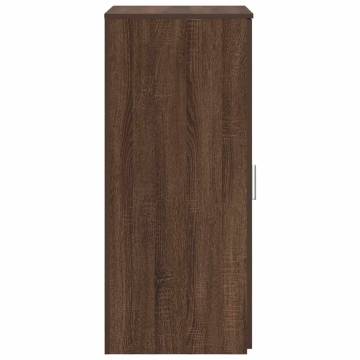 Brown Oak Storage Cabinet - 50x45x103.5 cm | Hipomarket UK