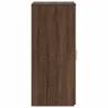 Brown Oak Storage Cabinet - 50x45x103.5 cm | Hipomarket UK