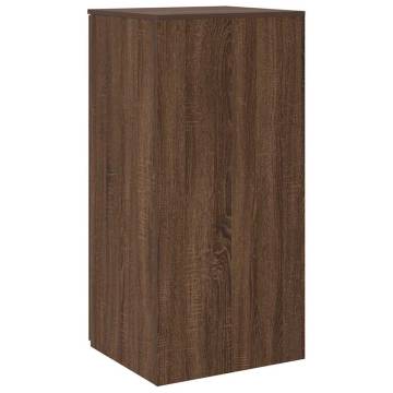 Brown Oak Storage Cabinet - 50x45x103.5 cm | Hipomarket UK