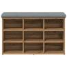 Shoe Bench Artisan Oak - Stylish Storage & Seating Solution