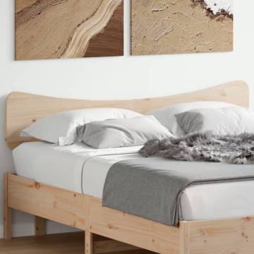 Stylish 160 cm Solid Pine Wood Headboard - Hipomarket UK