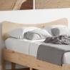 Headboard 135 cm Solid Wood Pine Colour natural Size 135 cm Quantity in Package 1 