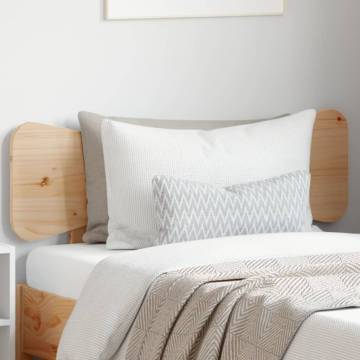 Stylish Solid Pine Headboard - 75 cm for Your Bedroom