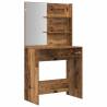 Dressing Table Set - Old Wood Engineered Wood | HipoMarket UK