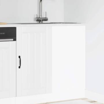 Sink Base Cabinet Lucca White Engineered Wood | Hipomarket