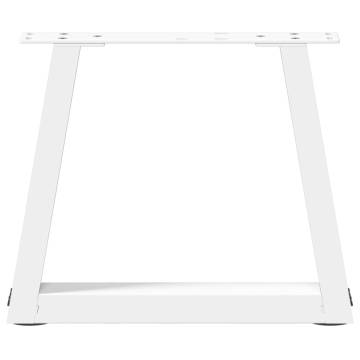 V-Shape Dining Table Legs - White Steel (2 pcs) | HipoMarket