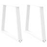  Dining Table Legs V-Shape 2 pcs White 80x(72-73.3) cm Steel Colour white Size 80 x (72-73.3) cm Quantity in Package 2 Number of 1 