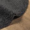 Shaggy Rug High Pile Modern Anthracite Ø 280 cm - Hipomarket