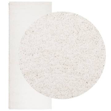 Shaggy Rug High Pile Modern Cream 80x200 cm - Hipomarket