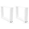  Dining Table Legs V-Shape 2 pcs White 50x(30-31.3) cm Steel Colour white Size 50 x (30-31.3) cm Quantity in Package 1 Number of 