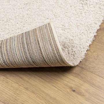 Shaggy Rug High Pile Modern Cream 80x200 cm - Hipomarket