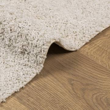 Shaggy Rug High Pile Modern Cream 80x200 cm - Hipomarket