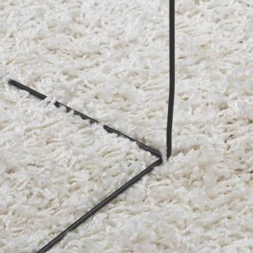 Shaggy Rug High Pile Modern Cream 80x200 cm - Hipomarket