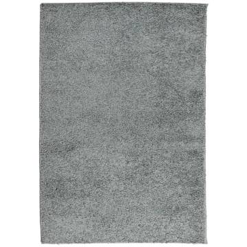 Shaggy Rug High Pile Modern Green 120x170 cm | Hipo Market