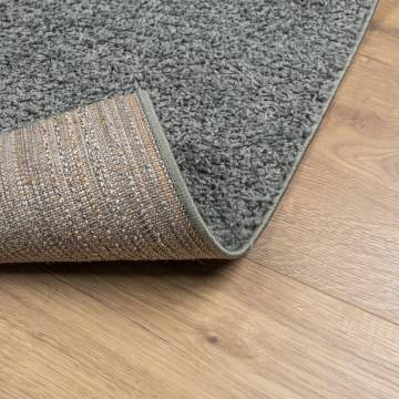 Shaggy Rug High Pile Modern Green 120x170 cm | Hipo Market