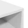 Stylish White Book Cabinet - 34x31x80 cm Engineered Wood