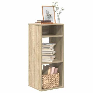 Stylish Book Cabinet in Sonoma Oak | 34x31x80 cm