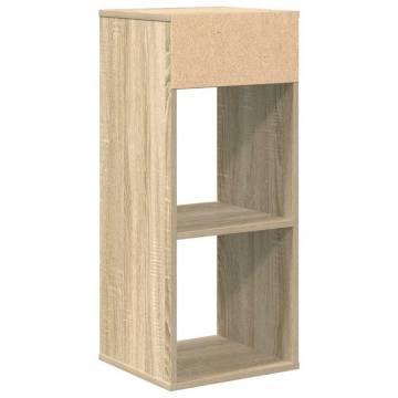 Stylish Book Cabinet in Sonoma Oak | 34x31x80 cm