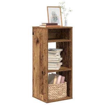 Stylish Old Wood Book Cabinet - 34x31x80 cm | HipoMarket