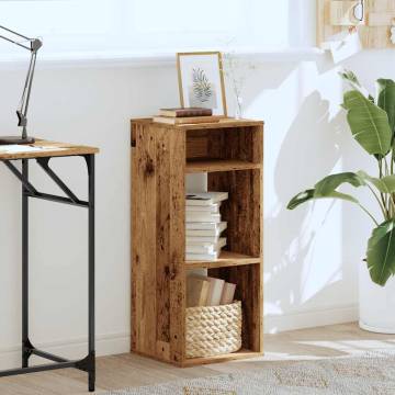 Stylish Old Wood Book Cabinet - 34x31x80 cm | HipoMarket