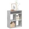 Stylish Concrete Grey Book Cabinet | Durable Engineered Wood