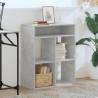 Stylish Concrete Grey Book Cabinet | Durable Engineered Wood