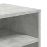 Stylish Concrete Grey Book Cabinet | Durable Engineered Wood