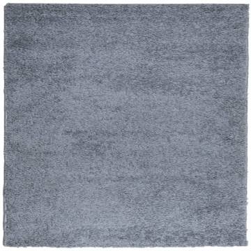 Shaggy Rug High Pile Modern Blue 240x240 cm for Cozy Spaces