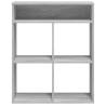 Stylish Grey Sonoma Book Cabinet - 66x31x80 cm | Hipo Market