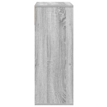 Stylish Grey Sonoma Book Cabinet - 66x31x80 cm | Hipo Market