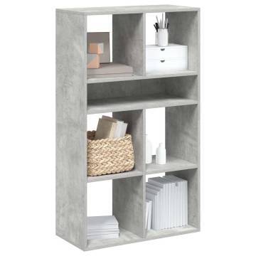 Concrete Grey Book Cabinet | Stylish & Durable | HipoMarket