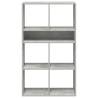 Concrete Grey Book Cabinet | Stylish & Durable | HipoMarket