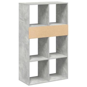 Concrete Grey Book Cabinet | Stylish & Durable | HipoMarket