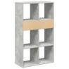 Concrete Grey Book Cabinet | Stylish & Durable | HipoMarket