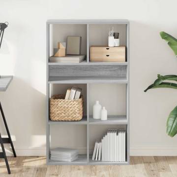 Book Cabinet Grey Sonoma - Stylish & Functional Storage