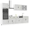 Kalmar 7 Piece Kitchen Cabinet Set - Concrete Grey