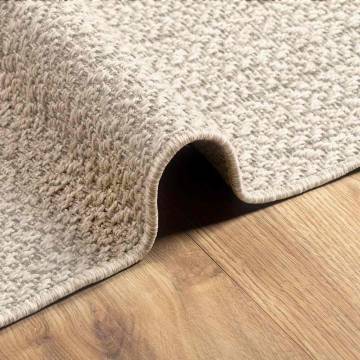 Rug ZIZUR Cream 80x250 cm - Durable Jute Look Indoor & Outdoor