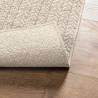 Rug ZIZUR Cream 80x250 cm - Durable Jute Look Indoor & Outdoor