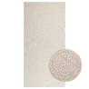  Rug ZIZUR Cream 100x200 cm Jute Look Indoor and Outdoor Colour cream Size 100 x 200 cm Pattern round 