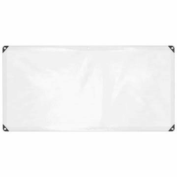 Clear Tarpaulin with Eyelets 1x2 m - Durable Protection