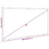 90 Inch Wall-Hanging Projection Screen - 16:9 | HipoMarket