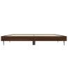 Brown Oak Bed Frame 135x190 cm Double | Durable & Stylish